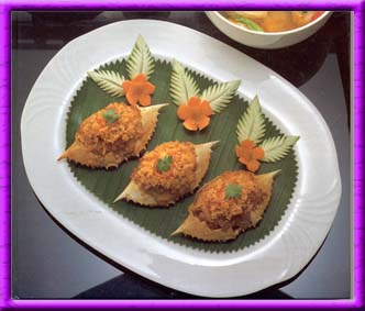 Crabe farci thaïlandais