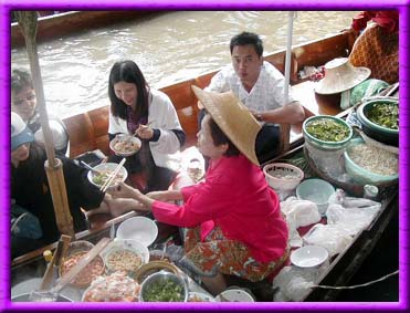 Marché flottant Bangkok